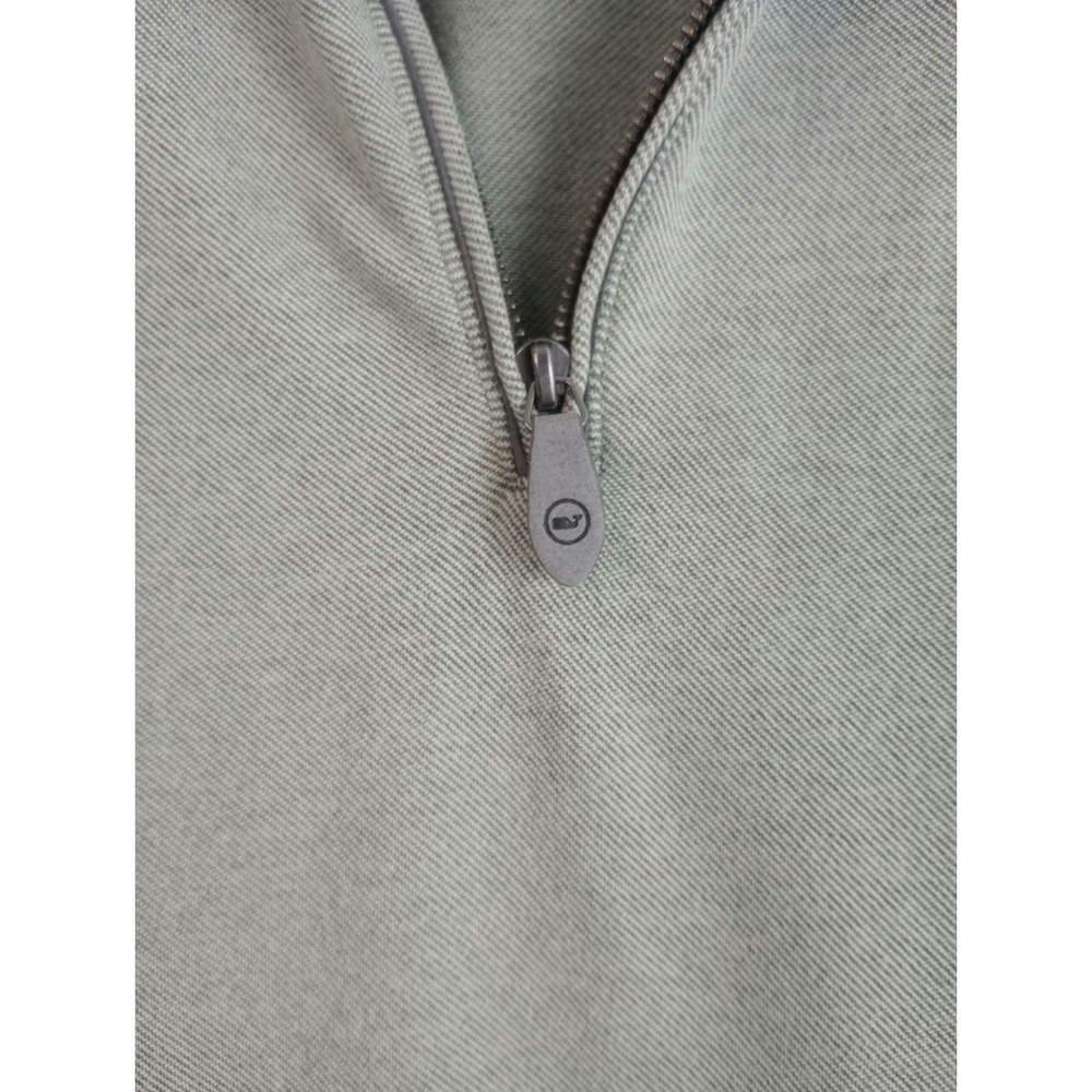Vineyard Vines Mens Midtown Quarter-Zip Pullover Sweater Gray Size Small - Picture 7 of 9